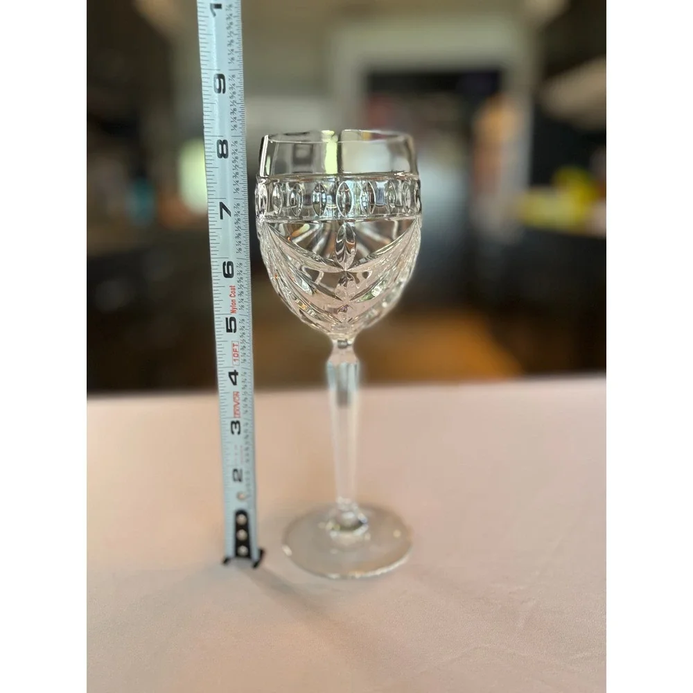 Waterford Crystal Overture Wine Glass Water Goblet 8 inches Discontinued